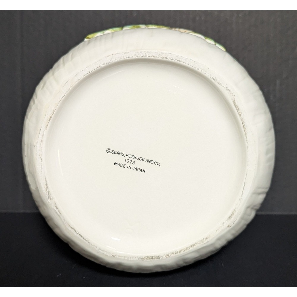 Vintage Sears Roebuck and Company 1978 Merry Mushroom Large Canister and Lid 11" - Picture 8 of 16